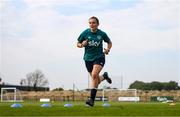 29 August 2022; Jess Ziu during a Republic of Ireland Women training session at the FAI National Training Centre in Abbotstown, Dublin. Photo by Stephen McCarthy/Sportsfile