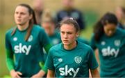 29 August 2022; Jess Ziu during a Republic of Ireland Women training session at the FAI National Training Centre in Abbotstown, Dublin. Photo by Stephen McCarthy/Sportsfile