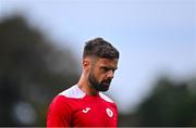 29 August 2022; Greg Bolger of Sligo Rovers before the SSE Airtricity League Premier Division match between Sligo Rovers and Dundalk at The Showgrounds in Sligo. Photo by Ben McShane/Sportsfile
