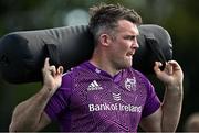 30 August 2022; Peter O'Mahony during a Munster rugby squad training session at the University of Limerick in Limerick. Photo by Sam Barnes/Sportsfile