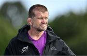 30 August 2022; Head coach Graham Rowntree during a Munster rugby squad training session at the University of Limerick in Limerick. Photo by Sam Barnes/Sportsfile