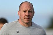 26 August 2022; Sale Sharks coach Neil Briggs before the Pre-season Friendly match between Connacht and Sale Sharks at Dubarry Park in Athlone, Westmeath. Photo by Brendan Moran/Sportsfile