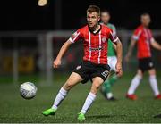 26 August 2022; Brandon Kavanagh of Derry City during the Extra.ie FAI Cup second round match between Derry City and Cork City at the Ryan McBride Brandywell Stadium in Derry. Photo by Ramsey Cardy/Sportsfile