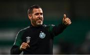25 August 2022; Shamrock Rovers manager Stephen Bradley during the UEFA Europa League Play-Off Second Leg match between Shamrock Rovers and Ferencvaros at Tallaght Stadium in Dublin. Photo by Eóin Noonan/Sportsfile