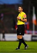 29 August 2022; Referee Paul McLaughlin during the SSE Airtricity League Premier Division match between Bohemians and St Patrick's Athletic at Dalymount Park in Dublin. Photo by Eóin Noonan/Sportsfile