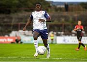 29 August 2022; Serge Atakayi of St Patrick's Athletic during the SSE Airtricity League Premier Division match between Bohemians and St Patrick's Athletic at Dalymount Park in Dublin. Photo by Eóin Noonan/Sportsfile