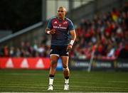 26 August 2022; Simon Zebo of Munster during the Pre-season Friendly match between Munster and Gloucester at Musgrave Park in Cork. Photo by Eóin Noonan/Sportsfile