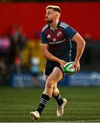 26 August 2022; Ben Healy of Munster during the Pre-season Friendly match between Munster and Gloucester at Musgrave Park in Cork. Photo by Eóin Noonan/Sportsfile