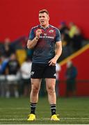 26 August 2022; Chris Farrell of Munster during the Pre-season Friendly match between Munster and Gloucester at Musgrave Park in Cork. Photo by Eóin Noonan/Sportsfile