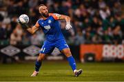 25 August 2022; Shamrock Rovers goalkeeer Alan Mannus during the UEFA Europa League Play-Off Second Leg match between Shamrock Rovers and Ferencvaros at Tallaght Stadium in Dublin. Photo by Eóin Noonan/Sportsfile