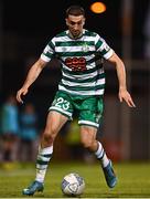 25 August 2022; Neil Farrugia of Shamrock Rovers during the UEFA Europa League Play-Off Second Leg match between Shamrock Rovers and Ferencvaros at Tallaght Stadium in Dublin. Photo by Eóin Noonan/Sportsfile