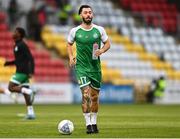 25 August 2022; Richie Towell of Shamrock Rovers before the UEFA Europa League Play-Off Second Leg match between Shamrock Rovers and Ferencvaros at Tallaght Stadium in Dublin. Photo by Eóin Noonan/Sportsfile