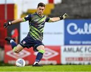 29 August 2022; Derry City goalkeeper Brian Maher during the SSE Airtricity League Premier Division match between Shelbourne and Derry City at Tolka Park in Dublin. Photo by Piaras Ó Mídheach/Sportsfile