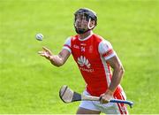 27 August 2022; Mark Schutte of Cuala during the Go Ahead Dublin County Senior Club Hurling Championship Group 1 match between St Jude's and Cuala at Parnell Park in Dublin. Photo by Piaras Ó Mídheach/Sportsfile
