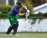 28 August 2022; Donal Lynch of Terenure during the Clear Currency National Cup Final match between North County and Terenure at Leinster Cricket Club in Dublin. Photo by Piaras Ó Mídheach/Sportsfile