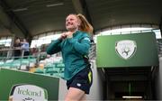 31 August 2022; Amber Barrett during a Republic of Ireland Women training session at Tallaght Stadium in Dublin. Photo by Stephen McCarthy/Sportsfile