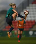 31 August 2022; Diane Caldwell during a Republic of Ireland Women training session at Tallaght Stadium in Dublin. Photo by Stephen McCarthy/Sportsfile