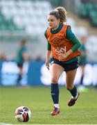 31 August 2022; Leanne Kiernan during a Republic of Ireland Women training session at Tallaght Stadium in Dublin. Photo by Stephen McCarthy/Sportsfile