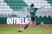 31 August 2022; Heather Payne during a Republic of Ireland Women training session at Tallaght Stadium in Dublin. Photo by Stephen McCarthy/Sportsfile