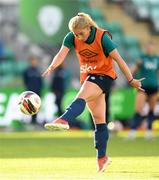 31 August 2022; Ellen Molloy during a Republic of Ireland Women training session at Tallaght Stadium in Dublin. Photo by Stephen McCarthy/Sportsfile
