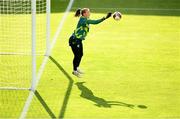 31 August 2022; Goalkeeper Courtney Brosnan during a Republic of Ireland Women training session at Tallaght Stadium in Dublin. Photo by Stephen McCarthy/Sportsfile