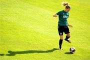 31 August 2022; Diane Caldwell during a Republic of Ireland Women training session at Tallaght Stadium in Dublin. Photo by Stephen McCarthy/Sportsfile