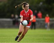3 August 2022; Sadbh McGoldrick of Cork during the ZuCar All-Ireland Ladies Football Minor ‘A’ Championship Final match between Cork and Galway at MacDonagh Park in Nenagh, Tipperary. Photo by Harry Murphy/Sportsfile