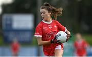3 August 2022; Leah Hallihan of Cork during the ZuCar All-Ireland Ladies Football Minor ‘A’ Championship Final match between Cork and Galway at MacDonagh Park in Nenagh, Tipperary. Photo by Harry Murphy/Sportsfile