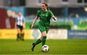 14 August 2022; Caoilinn Walsh of Claremorris AFC during the FAI Women’s U17 Cup Final match between Salthill Devon FC and Claremorris FC at Eamon Deacy Park in Galway. Photo by Harry Murphy/Sportsfile