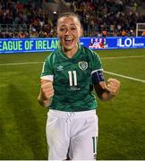 1 September 2022; Katie McCabe of Republic of Ireland after the FIFA Women's World Cup 2023 qualifier match between Republic of Ireland and Finland at Tallaght Stadium in Dublin. Photo by Stephen McCarthy/Sportsfile