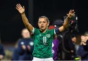 1 September 2022; Katie McCabe of Republic of Ireland celebrates after the FIFA Women's World Cup 2023 qualifier match between Republic of Ireland and Finland at Tallaght Stadium in Dublin. Photo by Eóin Noonan/Sportsfile