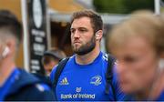 2 September 2022; Jason Jenkins of Leinster arrives before the pre-season friendly match between Harlequins and Leinster at Twickenham Stoop in London, England. Photo by Brendan Moran/Sportsfile
