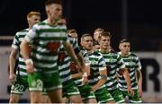2 September 2022; Shamrock Rovers players prepare to defend a Bohemians free-kick during the SSE Airtricity League Premier Division match between Bohemians and Shamrock Rovers at Dalymount Park in Dublin. Photo by Stephen McCarthy/Sportsfile