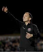 2 September 2022; Bohemians interim manager Derek Pender during the SSE Airtricity League Premier Division match between Bohemians and Shamrock Rovers at Dalymount Park in Dublin. Photo by Seb Daly/Sportsfile