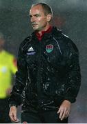 2 September 2022; Cork City manager Colin Healy during the SSE Airtricity League First Division match between Cork City and Longford Town at Turners Cross in Cork. Photo by Michael P Ryan/Sportsfile