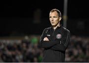 2 September 2022; Bohemians interim manager Derek Pender during the SSE Airtricity League Premier Division match between Bohemians and Shamrock Rovers at Dalymount Park in Dublin. Photo by Seb Daly/Sportsfile