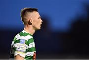 2 September 2022; Andy Lyons of Shamrock Rovers during the SSE Airtricity League Premier Division match between Bohemians and Shamrock Rovers at Dalymount Park in Dublin. Photo by Seb Daly/Sportsfile