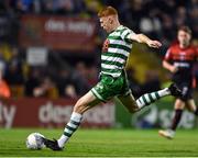 2 September 2022; Rory Gaffney of Shamrock Rovers during the SSE Airtricity League Premier Division match between Bohemians and Shamrock Rovers at Dalymount Park in Dublin. Photo by Seb Daly/Sportsfile