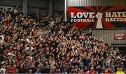 2 September 2022; Bohemians supporters during the SSE Airtricity League Premier Division match between Bohemians and Shamrock Rovers at Dalymount Park in Dublin. Photo by Seb Daly/Sportsfile