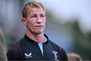 2 September 2022; Harlequins lineout and defence coach Jerry Flannery before the pre-season friendly match between Harlequins and Leinster at Twickenham Stoop in London, England. Photo by Brendan Moran/Sportsfile