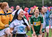 3 September 2022; Players during the warm-up at the Sports Direct Gaelic4Mothers&Others National Blitz day, hosted by the Naomh Mearnóg & St Sylvester’s GAA clubs in Dublin. Photo by Piaras Ó Mídheach/Sportsfile