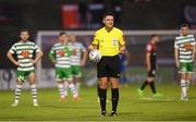 2 September 2022; Referee Rob Hennessy during the SSE Airtricity League Premier Division match between Bohemians and Shamrock Rovers at Dalymount Park in Dublin. Photo by Stephen McCarthy/Sportsfile