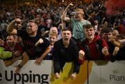 2 September 2022; Bohemians supporters celebrate their side's goal during the SSE Airtricity League Premier Division match between Bohemians and Shamrock Rovers at Dalymount Park in Dublin. Photo by Stephen McCarthy/Sportsfile