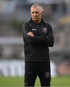 2 September 2022; Bohemians interim manager Trevor Croly during the SSE Airtricity League Premier Division match between Bohemians and Shamrock Rovers at Dalymount Park in Dublin. Photo by Stephen McCarthy/Sportsfile