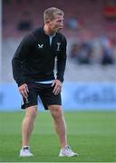 2 September 2022; Harlequins lineout and defence coach Jerry Flannery before the pre-season friendly match between Harlequins and Leinster at Twickenham Stoop in London, England. Photo by Brendan Moran/Sportsfile