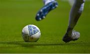 2 September 2022; A player kicks a ball during the SSE Airtricity League Premier Division match between St Patrick's Athletic and Finn Harps at Richmond Park in Dublin. Photo by Eóin Noonan/Sportsfile