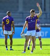 4 September 2022; Shane Walsh of Kilmacud Crokes during the warm-up before the Dublin County Senior Club Football Championship Group 1 match between Kilmacud Crokes and Templeogue Synge Street at Parnell Park in Dublin. Photo by Piaras Ó Mídheach/Sportsfile