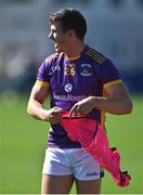 4 September 2022; Shane Walsh of Kilmacud Crokes during the warm-up before the Dublin County Senior Club Football Championship Group 1 match between Kilmacud Crokes and Templeogue Synge Street at Parnell Park in Dublin. Photo by Piaras Ó Mídheach/Sportsfile