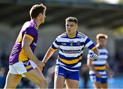 4 September 2022; Shane Walsh of Kilmacud Crokes is marked by Barra Dignam of Templeogue Synge Street during the Dublin County Senior Club Football Championship Group 1 match between Kilmacud Crokes and Templeogue Synge Street at Parnell Park in Dublin. Photo by Piaras Ó Mídheach/Sportsfile