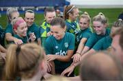 5 September 2022; Katie McCabe and team-mates after a Republic of Ireland Women training session at National Training Centre in Senec, Slovakia. Photo by Stephen McCarthy/Sportsfile